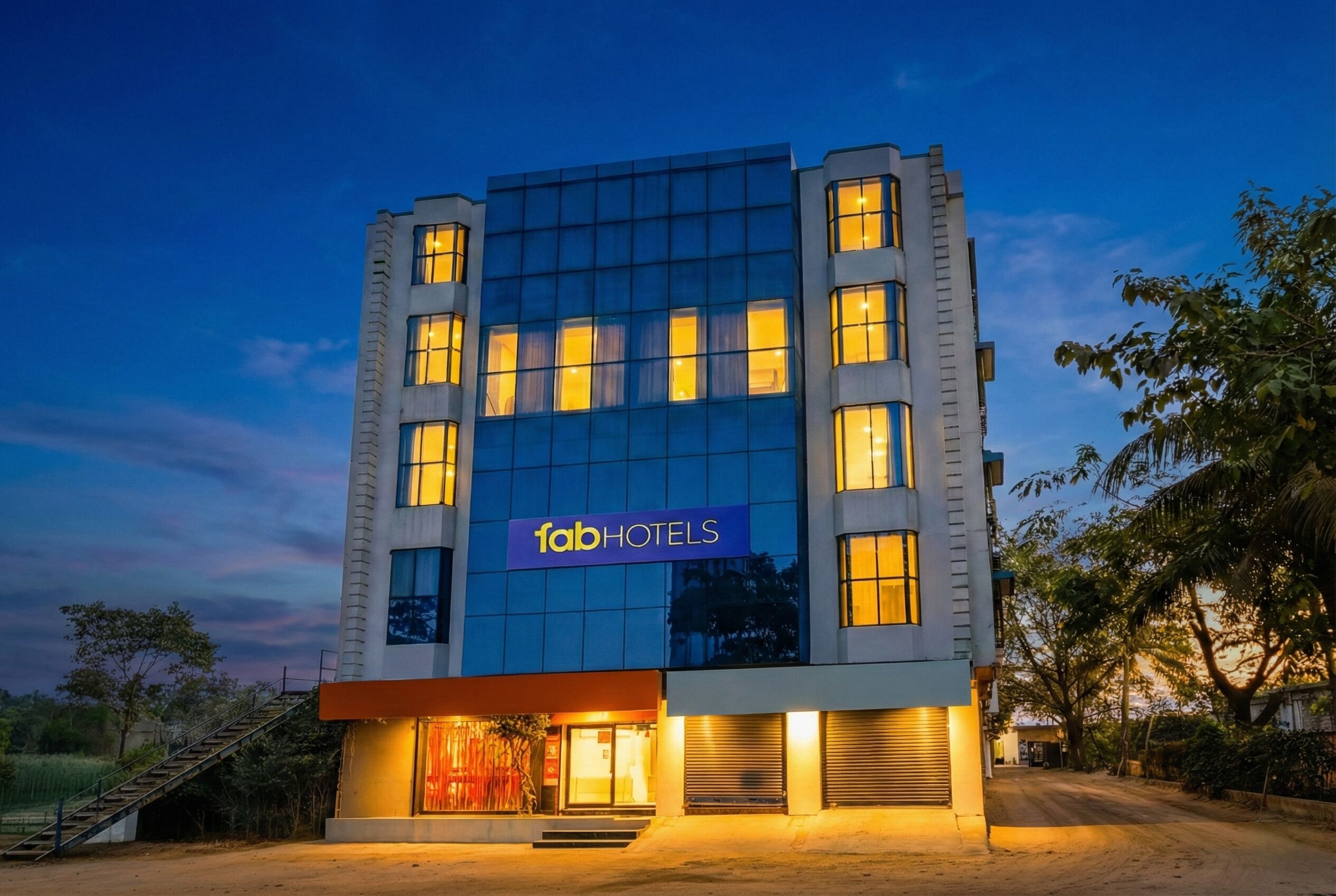 Fachada de la propiedad