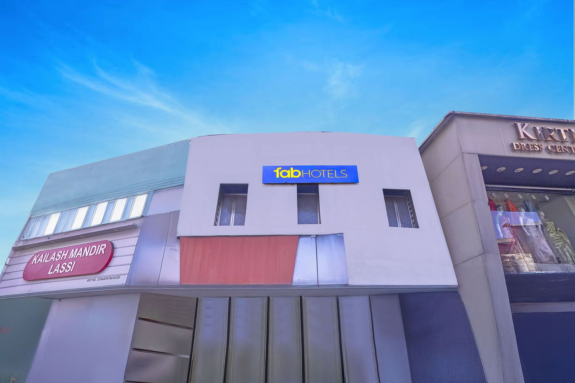 Voorkant van accommodatie