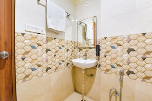 샤워 시설, 레인폴 샤워기, 무료 세면용품, 타월