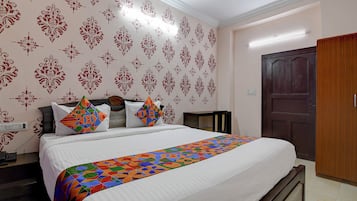 Sengetøy i egyptisk bomull, sengetøy av topp kvalitet og safe på rommet