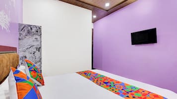 Sengetøy i egyptisk bomull, sengetøy av topp kvalitet og safe på rommet