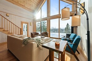 TV, fireplace, ping pong, books - The Birches on Marbles Way | Snowmobile Access | Waterfront Access on Rangeley Lake (Rangeley)