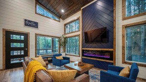 Unclassified image, 3 of 91, button - New Luxury! Starlight Pines Hot Tub-Arcade-Firepit (Broken Bow)