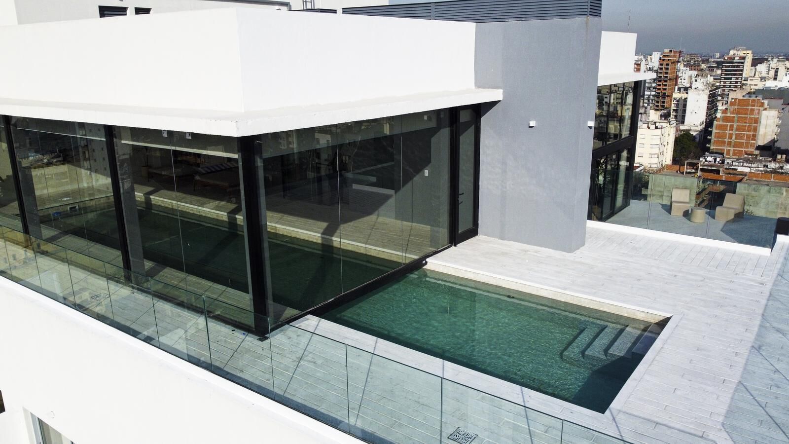 Indoor pool, outdoor pool