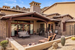 Terrace/patio - SWSS - Troon Club + Resort + Desert Oasis | Sleeps 8 | Full Service Amenities #121 (Scottsdale)