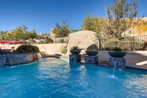 A heated pool - SWSS - Troon Club + Resort + Desert Oasis | Sleeps 8 | Full Service Amenities #121 (Scottsdale)