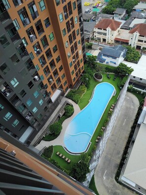 Shared Dormitory, 1 Bedroom, Accessible, Smoking | Pool | Outdoor pool - Room-apartment in Thon Buri 0 Meter From (Bangkok)