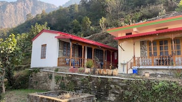 Overnatningsstedets facade