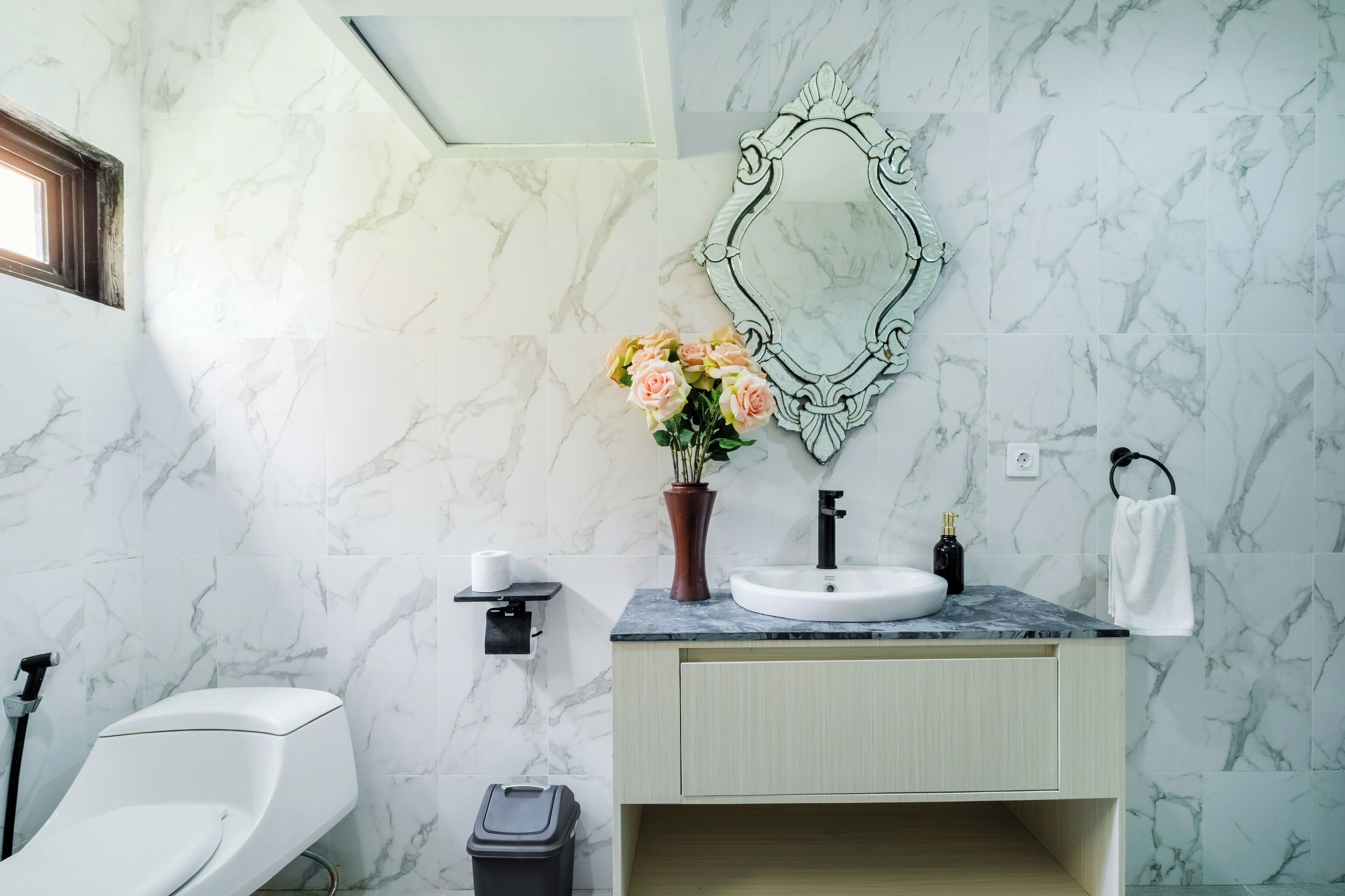 디럭스룸, 정원 전망 | 욕실