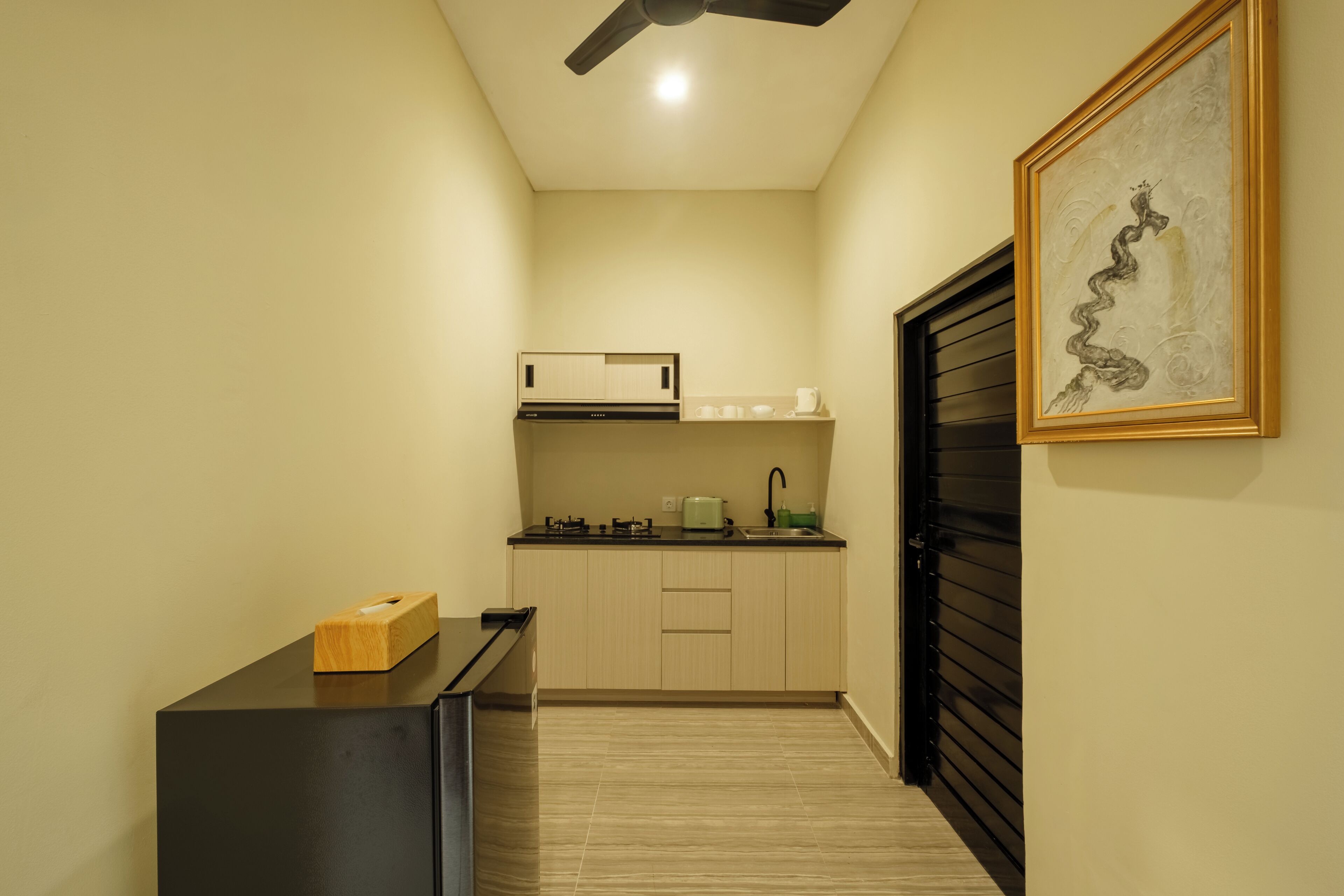 디럭스룸, 정원 전망 | 전용 주방