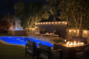 Outdoor pool, a heated pool - Luxury Private Scottsdale Home with Heated Pool, Hot Tub & Fire Pit - Sleeps 12 (Scottsdale)