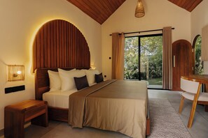 デラックス バンガロー ガーデンビュー | デスク、ノートパソコン用作業スペース、WiFi (無料)