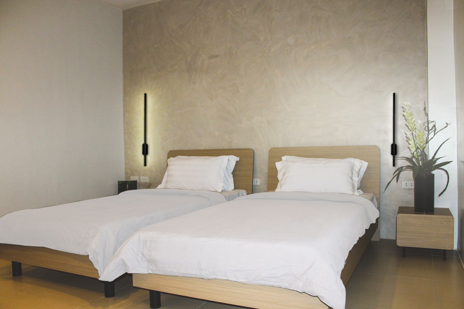 Habitación estándar con 2 camas individuales, vistas a la ciudad | Wifi gratis