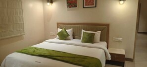 Family Suite Room | Egyptian cotton sheets, premium bedding, in-room safe, desk - Matsya Amazon Resorts  (Veldurti)