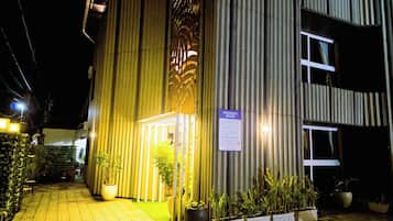 Voorkant van accommodatie