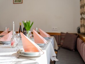 Dining - Holiday apartment in Pinzgau with garden (Niedernsill)