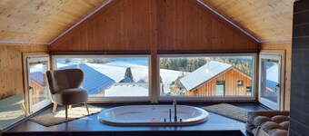 Cosy chalet on the slopes with sauna and hot tub