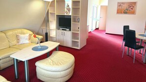 Suite de lujo, 2 habitaciones, no fumadores, vistas al jardín
