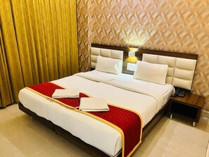 In-room safe, blackout curtains, iron/ironing board
