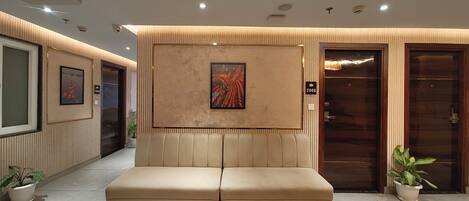 Sala de estar en el lobby