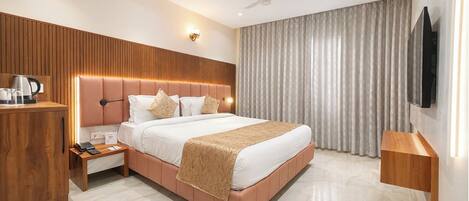 Allergikerbettwaren, Schreibtisch, schallisolierte Zimmer