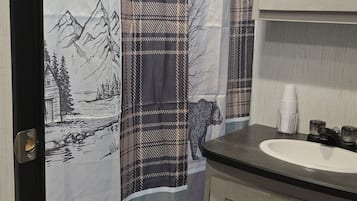 Towels, soap, toilet paper