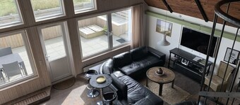 Fantastic! House Bassekrej is situated in the dunes on the wide sandy beach.