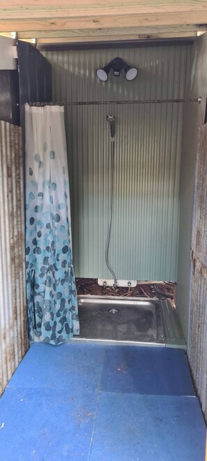 Shower - Forest Gypsy Tiny Home (Barkers Vale)
