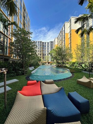 Pool - Phuket, Best location, full furnished 1bedroom (Tambon Wichit)