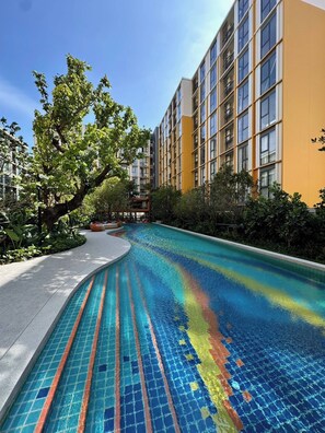Pool - Phuket, Best location, full furnished 1bedroom (Tambon Wichit)
