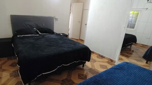 1 bedroom, internet, bed sheets