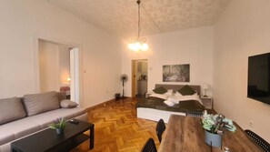 Basic-Apartment | Bügeleisen/Bügelbrett, kostenloses WLAN