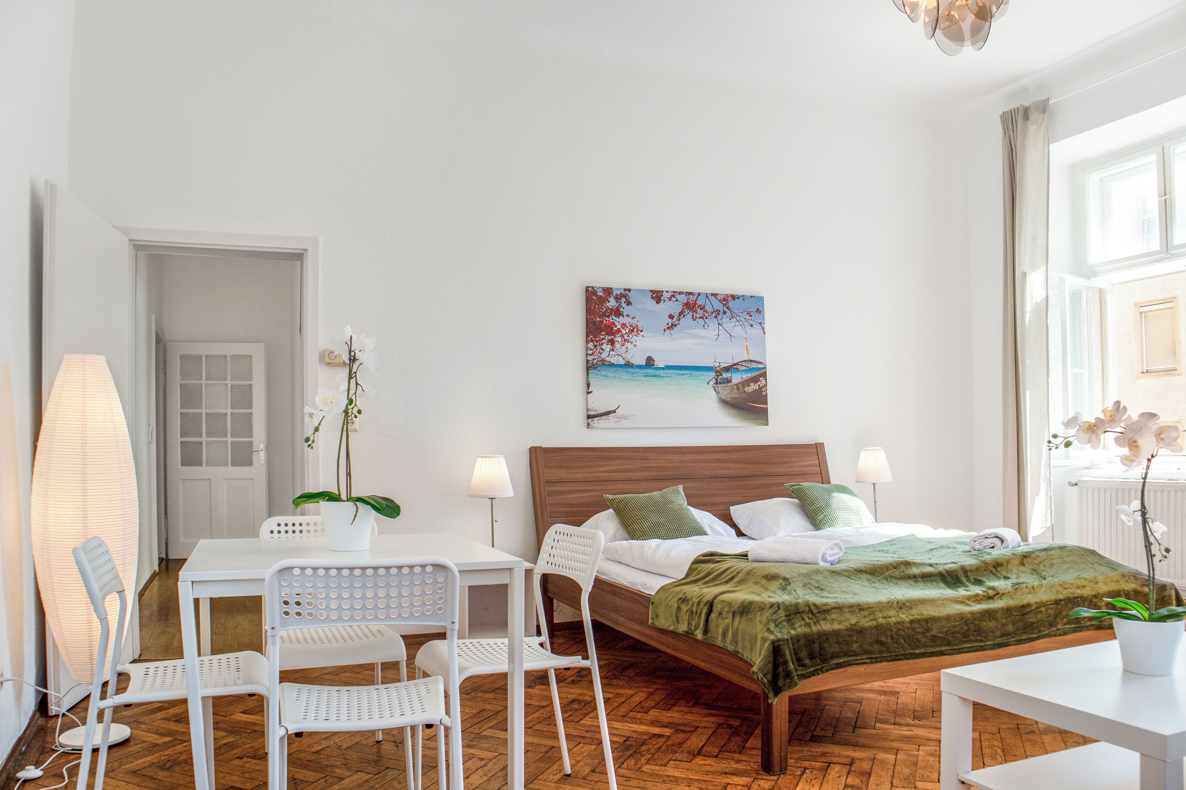 Basic-Apartment | Bügeleisen/Bügelbrett, kostenloses WLAN