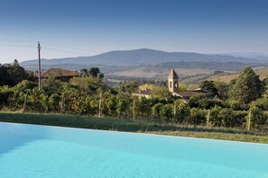 Pool - Podere Sangiovese, pool and view in Chianti region (Castellina In Chianti)