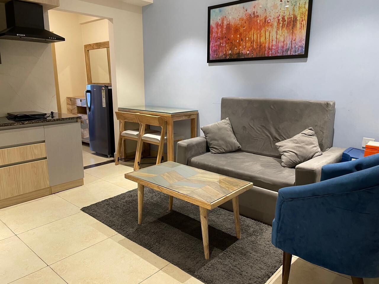 Standard Apartment, Balcony, Garden View | Meja, ruang kerja komputer riba, langsir/tirai gelap terus, kalis bunyi 