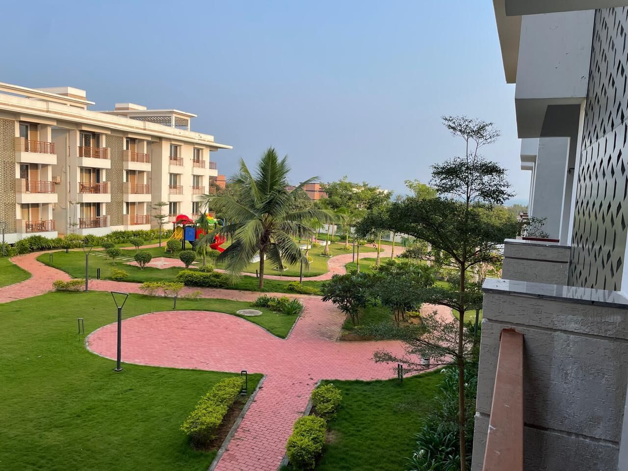 Appartamento Standard, balcone, vista giardino | Vista giardino