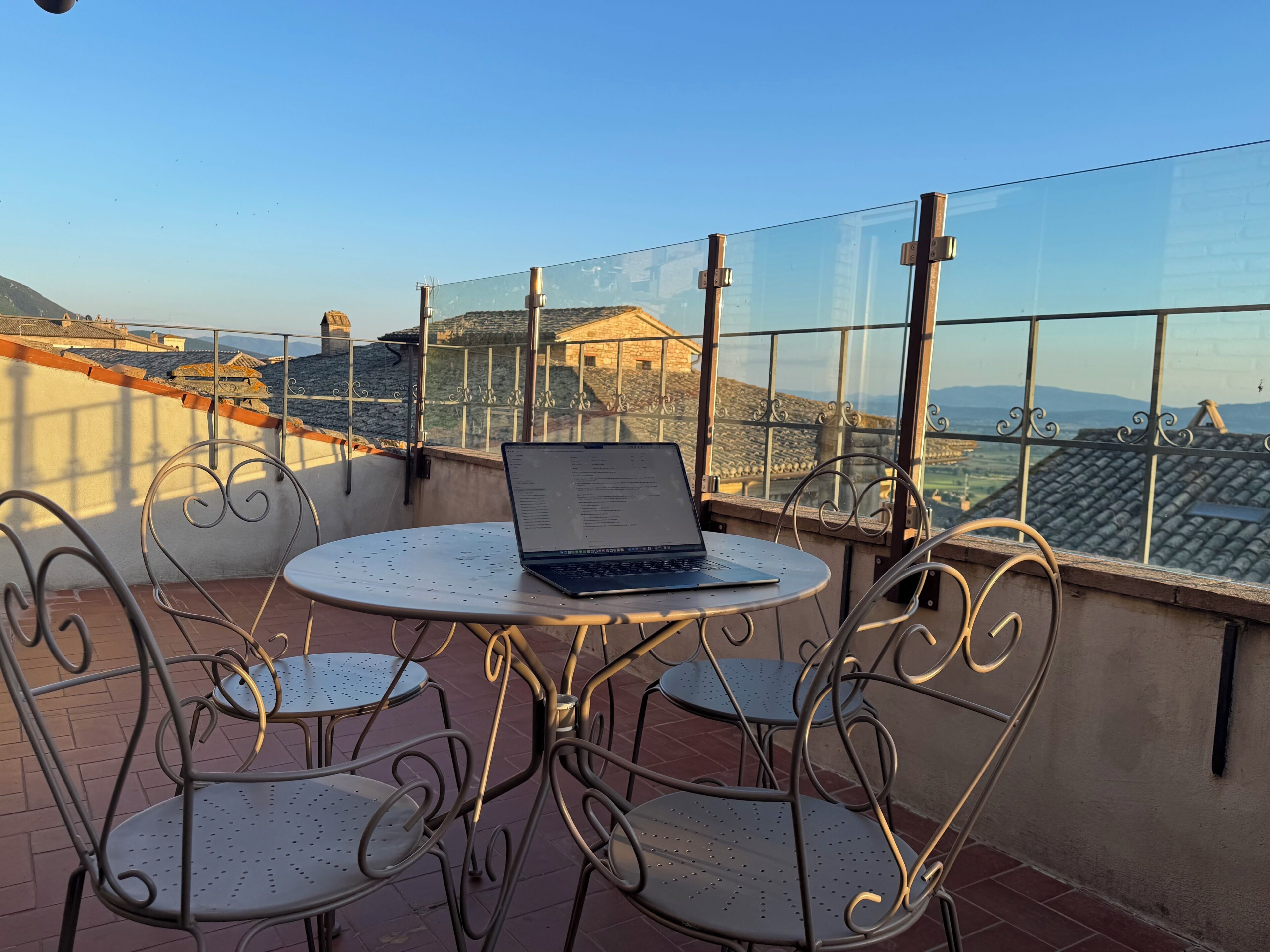 Terraza en la azotea
