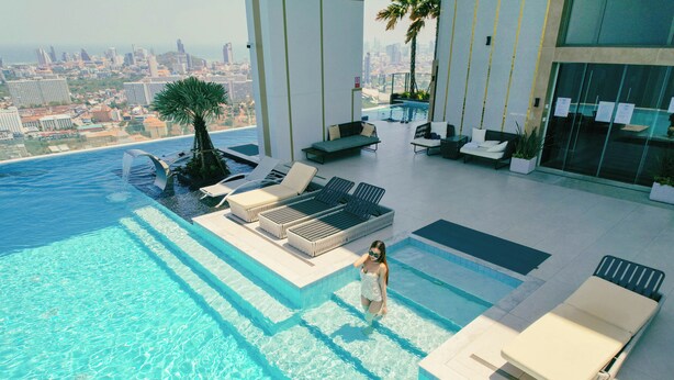 Apartment, 1 Bedroom, Private Pool, Garden View | Pool - Private Swim Up Pool Apartment on Jomtien Beach Pattaya (Pattaya)