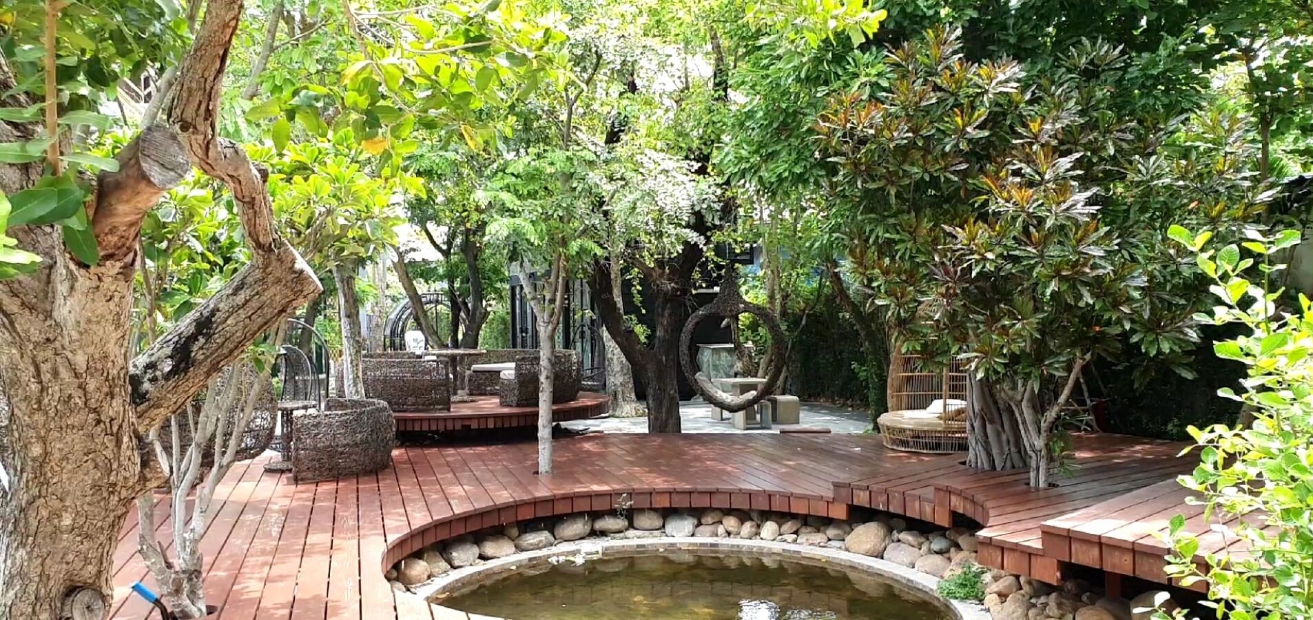 Lägenhet - 1 sovrum - privat pool - utsikt mot trädgården | Trädgård