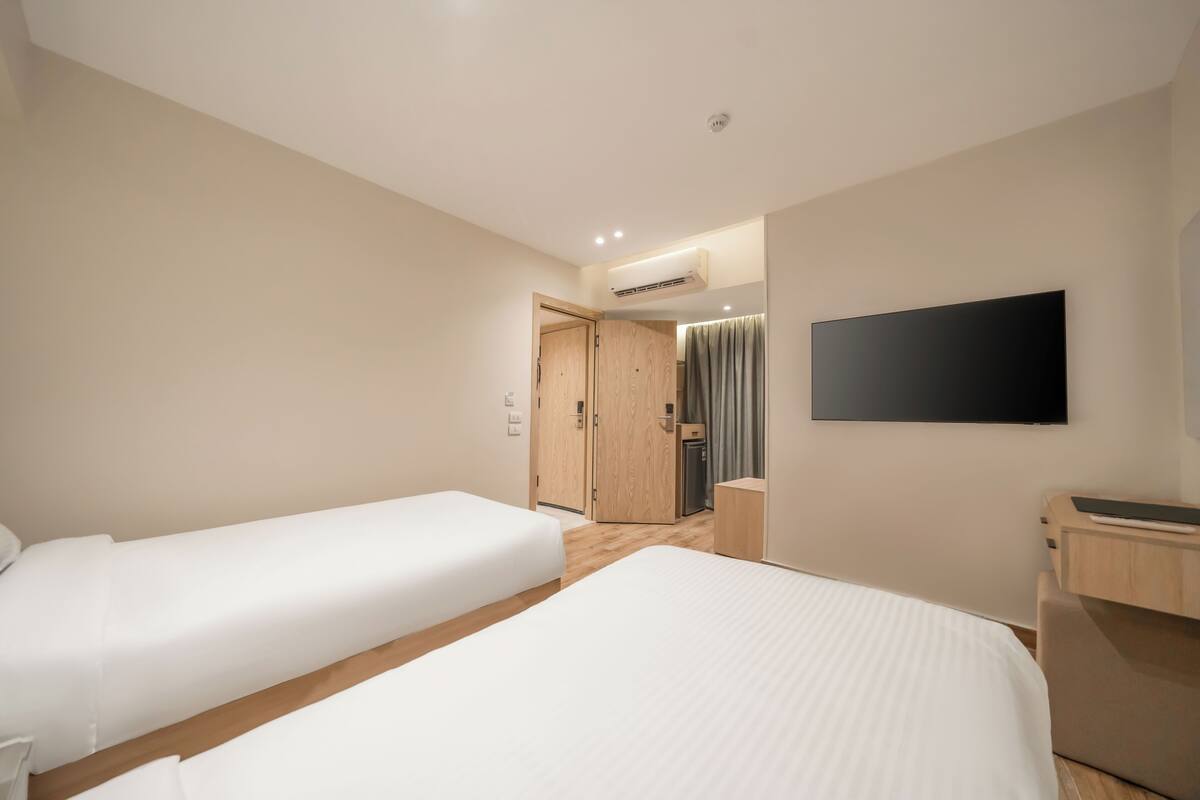 Economy Double Room | In-room safe, blackout drapes, iron/ironing board (on request)
