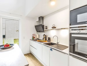 Microwave, oven, dishwasher, highchair