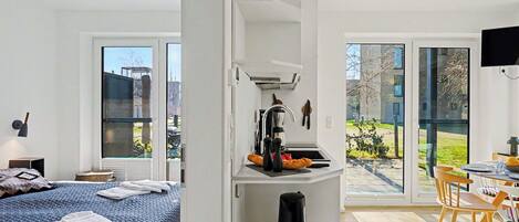 Lit parapluie, Wi-Fi gratuit