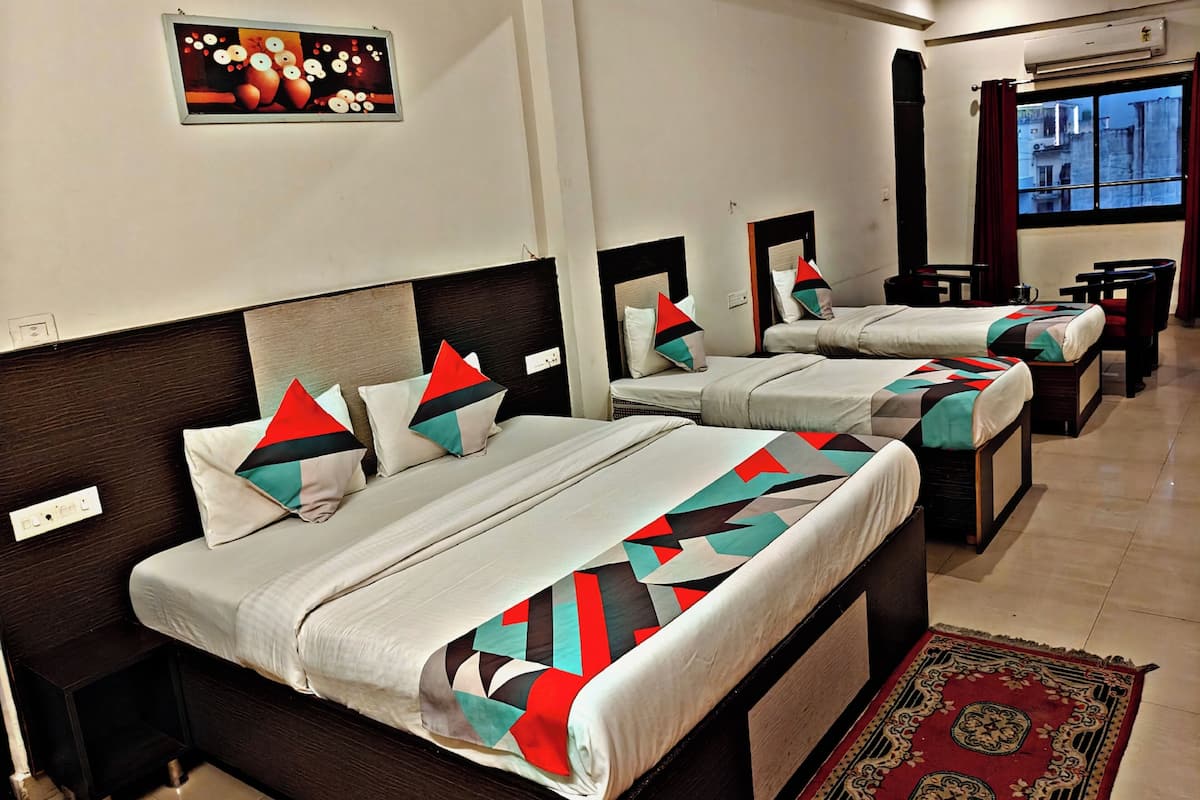 Chambre Quadruple Deluxe, balcon, vue montagne