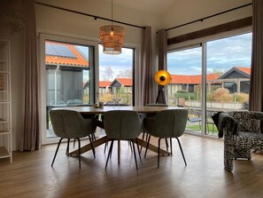 House, 2 Bedrooms, Patio, Garden View | Dining room - 5-person Chalet La Cabana by the Water With Parking Space (Anjum)