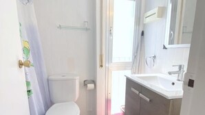 Bathroom - Cozy studio in Roses with air conditioning and terrace (Roses)