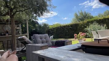 Shared Dormitory, 1 Bedroom, Smoking, Garden View | Terrace/patio