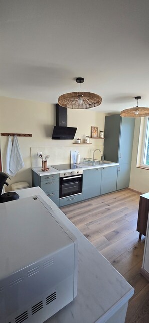 電子レンジ、オーブン、コンロ、食器洗い機