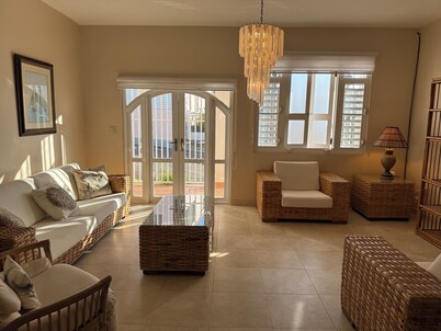 Oceanfront Villa Adjacent to Iconic Punta Mulas Lighthouse steps from the Beach.