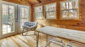 House (3 Bedrooms) | Interior - Pool, Beach & Lake Access: Poconos Cabin Escape! (Tobyhanna)