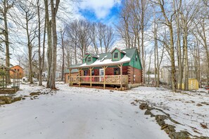 House (3 Bedrooms) | Interior - Pool, Beach & Lake Access: Poconos Cabin Escape! (Tobyhanna)